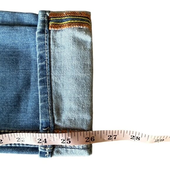 ROCK REVIVAL⚜️ Noelle Low Rise Capri Jeans 🤘👖 Size 27 - Picture 15 of 16